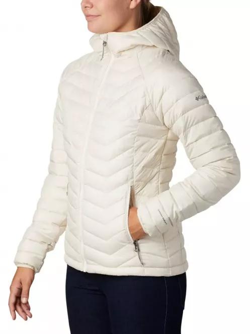 Columbia Powder Lite Hooded Jacket női átmeneti kabát homok színben 4