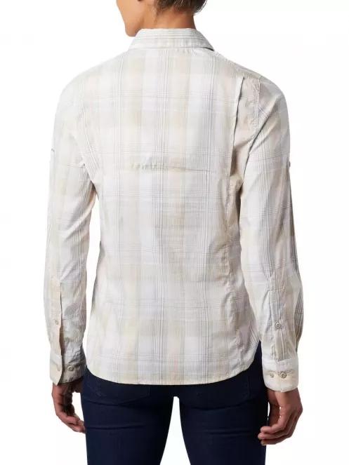 Columbia Silver Ridge Lite Plaid LS Shirt női hosszú ujjú ing homok színben 3