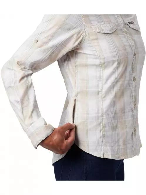 Columbia Silver Ridge Lite Plaid LS Shirt női hosszú ujjú ing homok színben 5