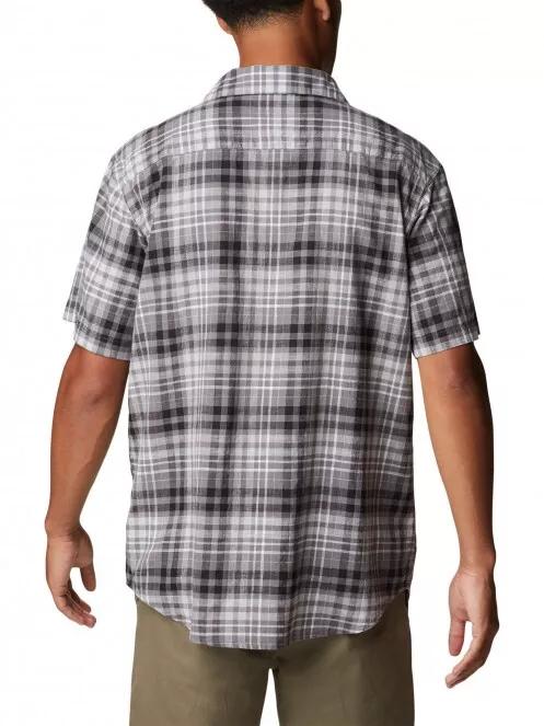 Columbia Under Exposure YD Short Sleeve Shirt férfi rövid ujjú ing szürke színben 3