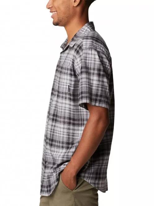 Columbia Under Exposure YD Short Sleeve Shirt férfi rövid ujjú ing szürke színben 4
