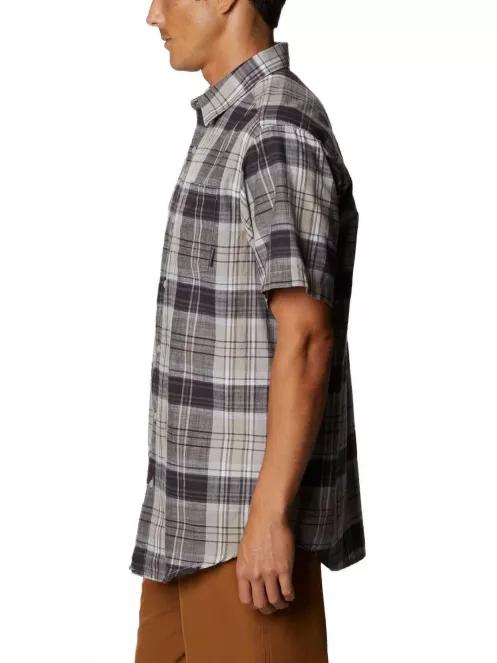 Columbia Under Exposure YD Short Sleeve Shirt férfi rövid ujjú ing szürke színben 3