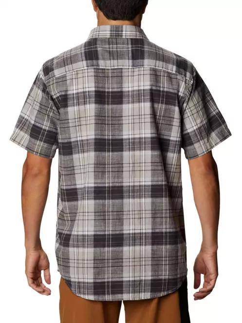Columbia Under Exposure YD Short Sleeve Shirt férfi rövid ujjú ing szürke színben 4