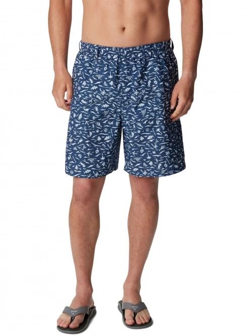 Columbia Super Backcast Water Short férfi beach short kék színben 2