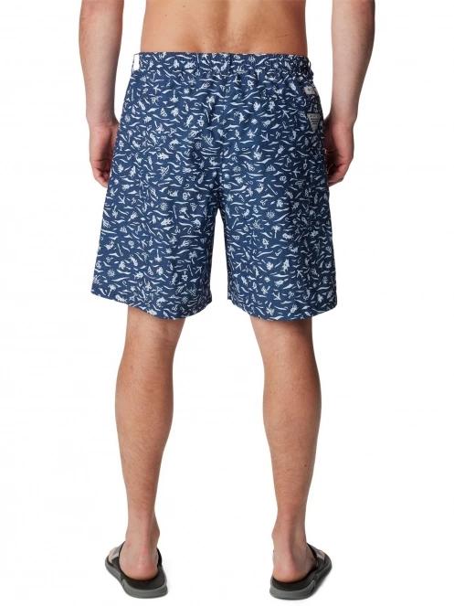 Columbia Super Backcast Water Short férfi beach short kék színben 4