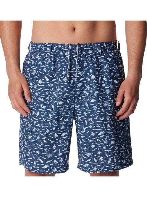 Columbia Super Backcast Water Short férfi beach short kék színben 5