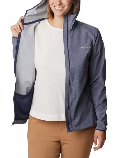 Columbia Heather Canyon Softshell Jacket női softshell kabát kék színben 4