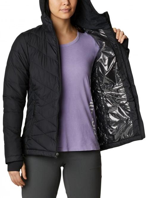 Columbia Heavenly Hooded Jacket női kapucnis dzseki fekete színben 5