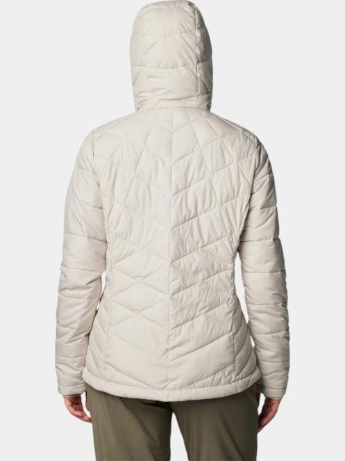 Columbia Heavenly Hooded Jacket női steppelt átmeneti kabát homok színben 4