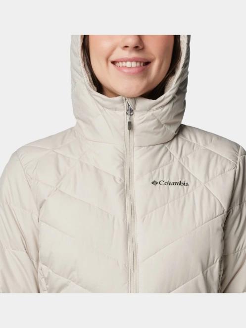 Columbia Heavenly Hooded Jacket női steppelt átmeneti kabát homok színben 8