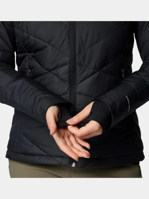 Columbia Heavenly Hooded Jacket női átmeneti kabát fekete színben 9