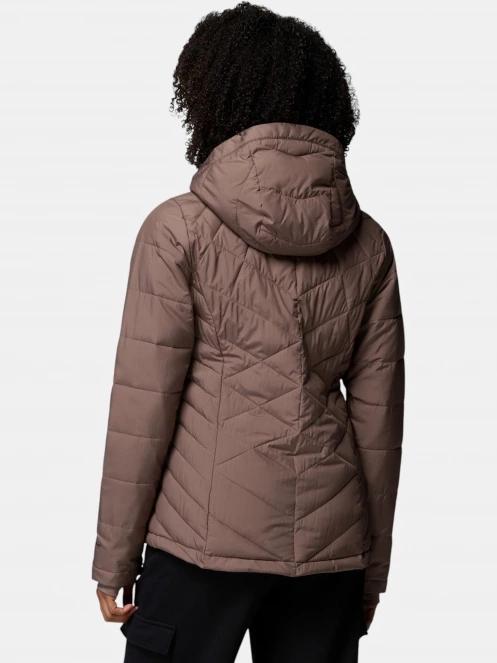 Columbia Heavenly Hooded Jacket női átmeneti kabát barna színben 4