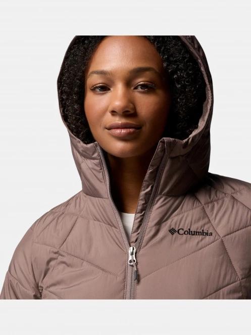 Columbia Heavenly Hooded Jacket női átmeneti kabát barna színben 8