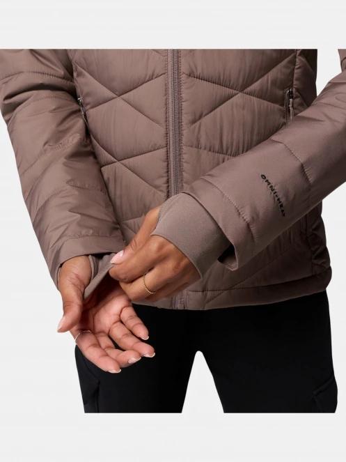 Columbia Heavenly Hooded Jacket női átmeneti kabát barna színben 9