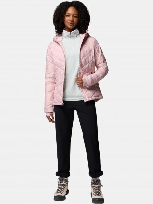 Columbia Heavenly Hooded Jacket női átmeneti kabát rózsaszín színben 5