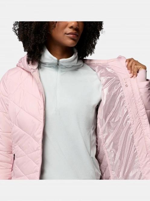 Columbia Heavenly Hooded Jacket női átmeneti kabát rózsaszín színben 7