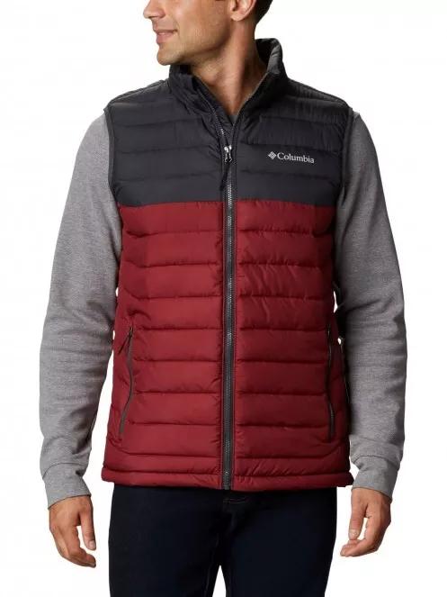 Columbia Powder Lite Vest férfi mellény piros színben 2