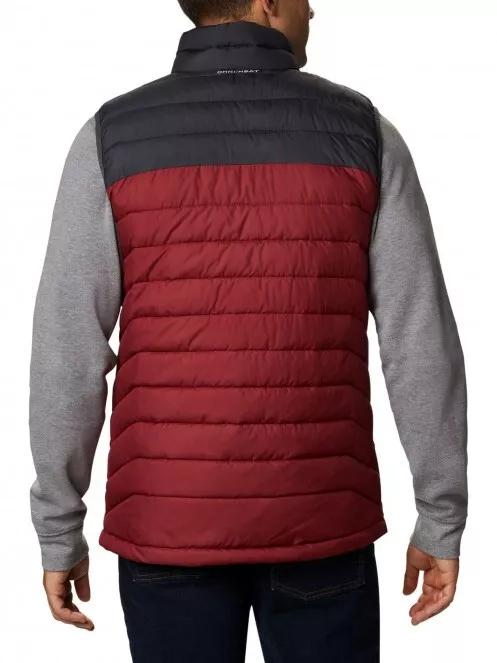 Columbia Powder Lite Vest férfi mellény piros színben 3