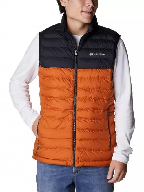 Columbia Powder Lite Vest férfi mellény narancssárga színben 2