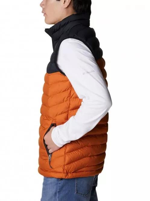 Columbia Powder Lite Vest férfi mellény narancssárga színben 4