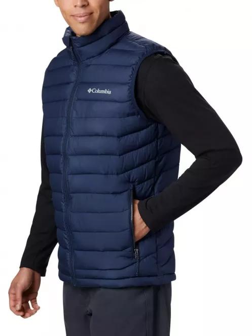 Columbia Powder Lite Vest férfi mellény kék színben 4