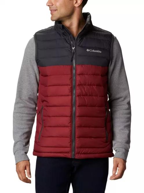 Columbia Powder Lite Vest férfi mellény piros színben 2