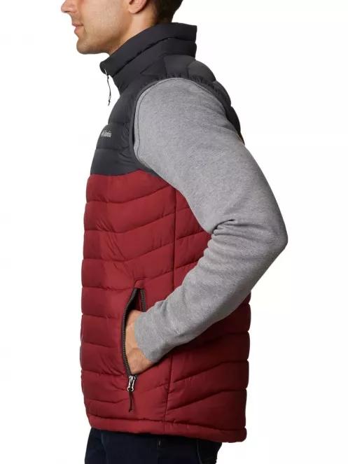Columbia Powder Lite Vest férfi mellény piros színben 4