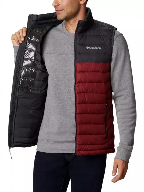 Columbia Powder Lite Vest férfi mellény piros színben 5