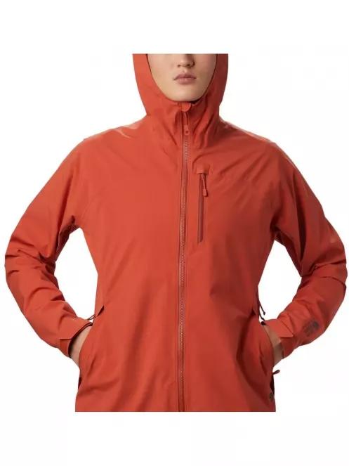 Mountain Hardwear Stretch Ozonic Jacket női héjkabát narancssárga színben 4