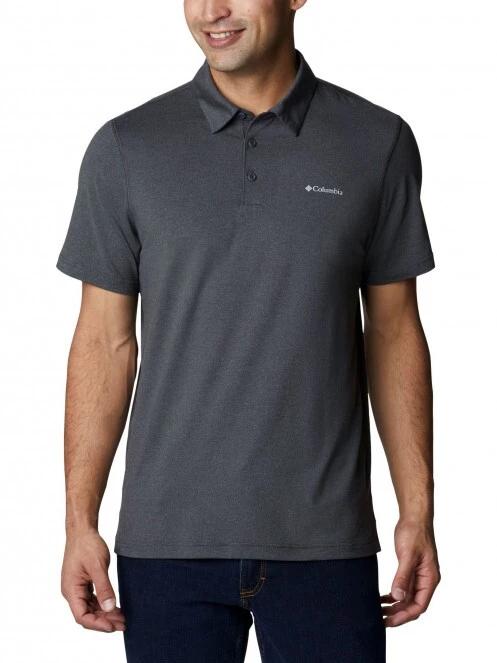 Columbia Tech Trail Polo férfi galléros póló szürke színben 2