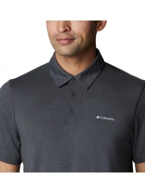 Columbia Tech Trail Polo férfi galléros póló szürke színben 5