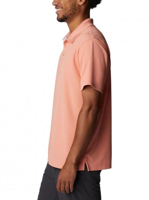 Columbia Utilizer Polo férfi galléros póló rózsaszín színben 3