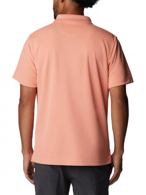 Columbia Utilizer Polo férfi galléros póló rózsaszín színben 4