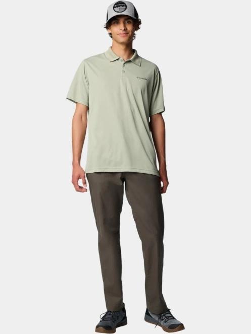 Columbia Utilizer Polo férfi galléros sport póló világoszöld színben 5