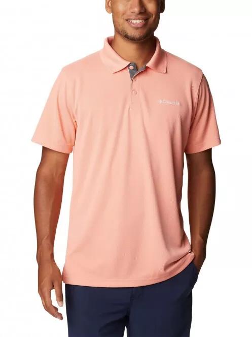 Columbia Utilizer Polo férfi galléros póló rózsaszín színben 2
