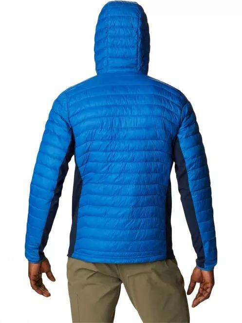 Columbia Powder Pass Hooded Jacket férfi átmeneti kabát kék színben 3