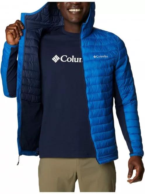 Columbia Powder Pass Hooded Jacket férfi átmeneti kabát kék színben 4