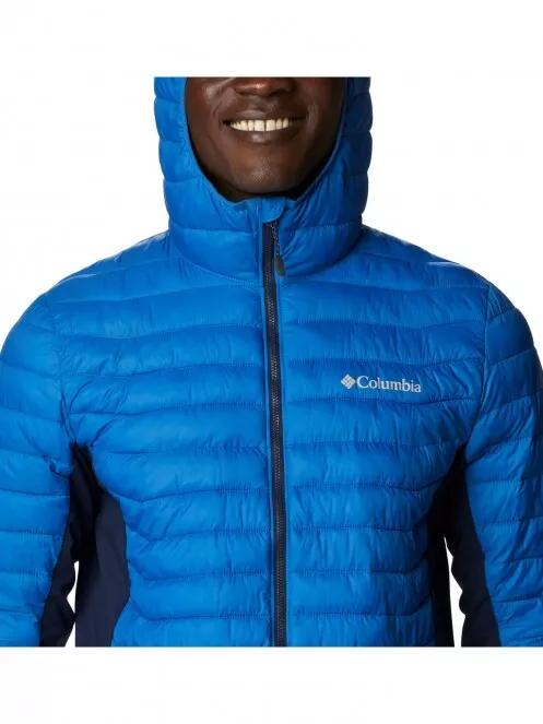 Columbia Powder Pass Hooded Jacket férfi átmeneti kabát kék színben 6