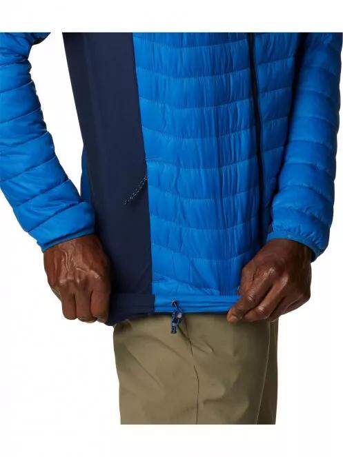Columbia Powder Pass Hooded Jacket férfi átmeneti kabát kék színben 7