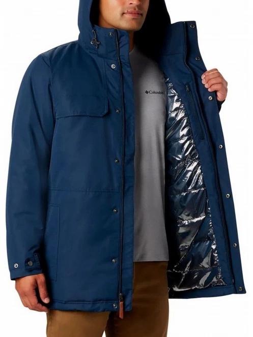 Columbia Rugged Path Parka férfi télikabát kék színben 5