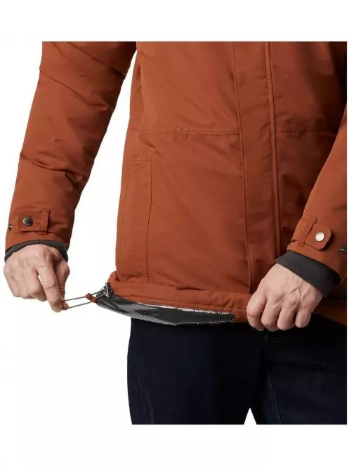 Columbia Rugged Path Parka férfi télikabát barna színben 6