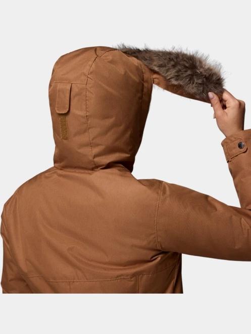 Columbia Suttle Mountain Long Insulated Jacket női télikabát barna színben 9