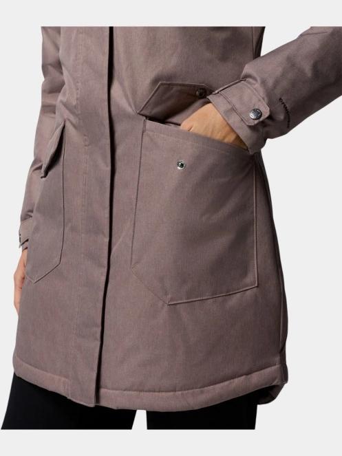 Columbia Suttle Mountain Long Insulated Jacket női télikabát barna színben 11