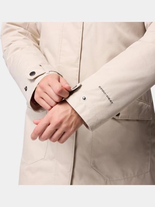 Columbia Suttle Mountain Long Insulated Jacket női télikabát homok színben 9