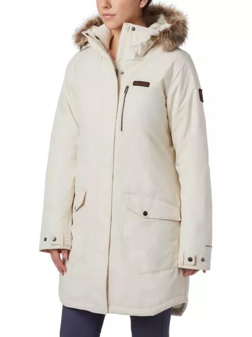 Columbia Suttle Mountain Long Insulated Jacket női télikabát - piros