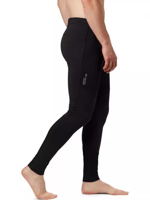 Columbia Titan Wind Block II Tight férfi aláöltöző nadrág fekete színben 3