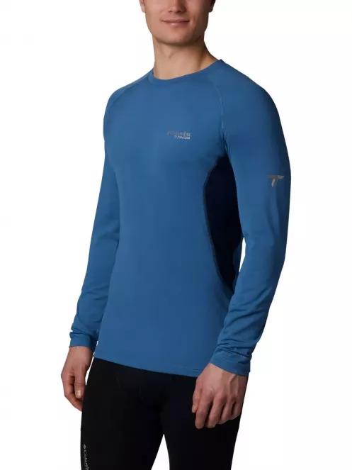 Columbia Omni-Heat 3D Knit Crew Top férfi aláöltöző felső kék színben 2