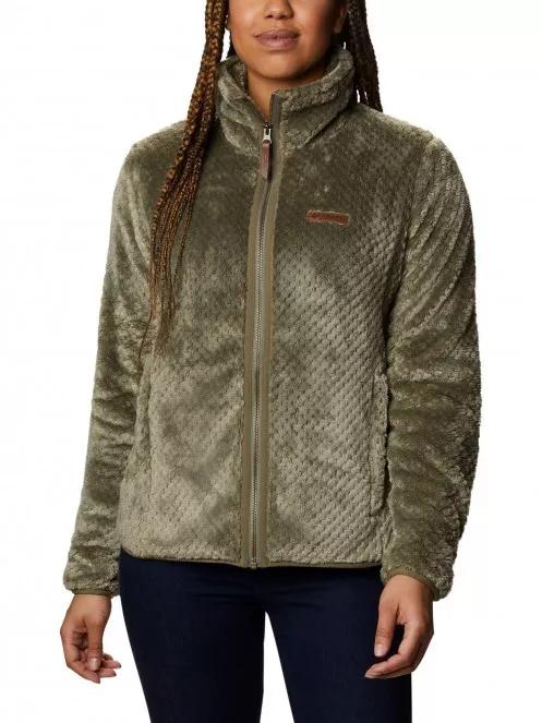 Columbia Fire Side II Sherpa Fz női polár pulóver zöld színben 2