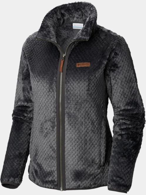 Columbia Fire Side II Sherpa Full Zip női polár pulóver fekete színben 8