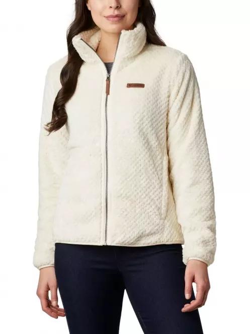 Columbia Fire Side II Sherpa FZ női polár pulóver homok színben 2